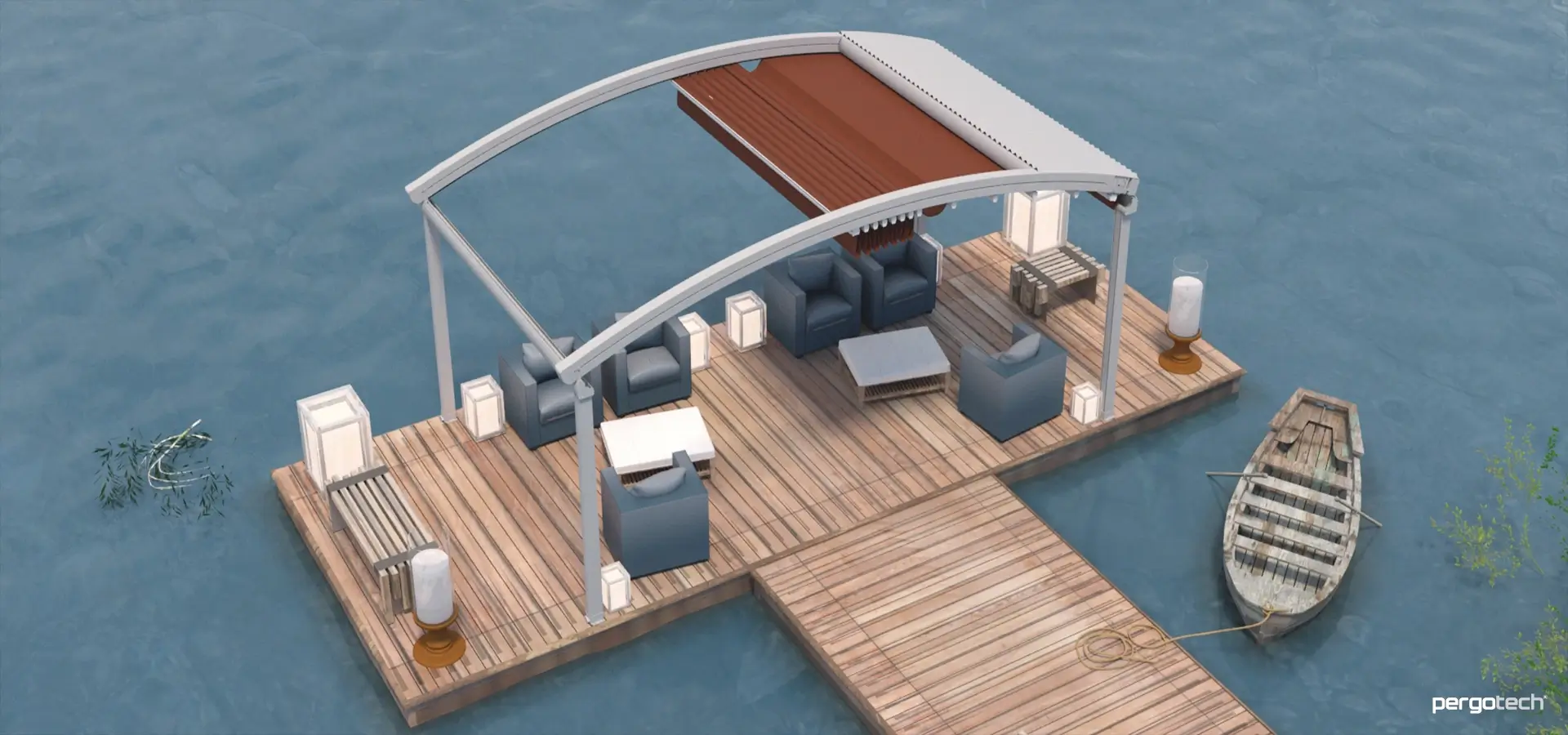 PP07 Bağımsız Oval Pergola